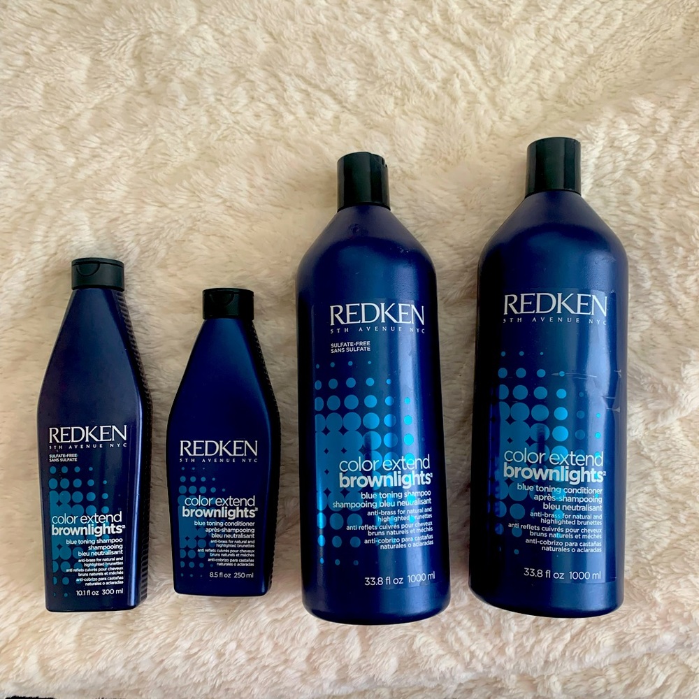Redken blue toning shampoo and conditioner-all almost full!!